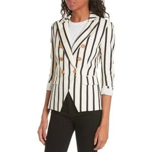 Veronica Beard Empire Stripe Dickey Jacket size 4